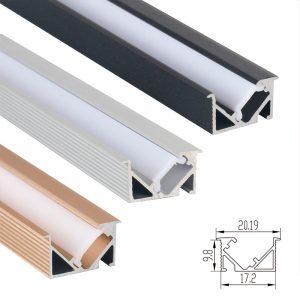 Perfil de aluminio tipo Wall Washer de empotrar luz indirecta de 2mt IL-MC1710