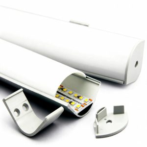 Luminaria LED 60cm para mesa de trabajo con Sensor touch para encendido y apagado, 3000lm, 5500ºK, 24v. (Incluye fuente de poder) Mod. IL-B290RL60T