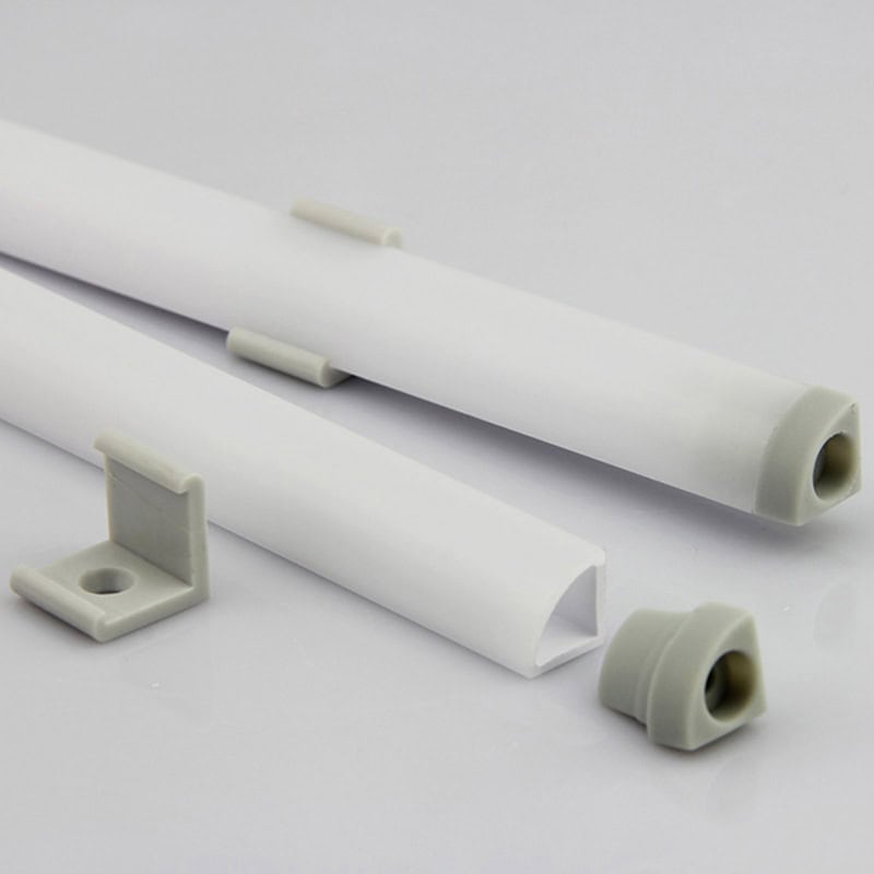 Perfil esquinero de plástico para exterior IP65 3mt Mod.IL-BS90